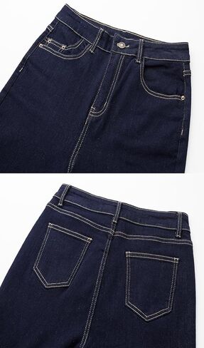 سراويل جينز عالية الخصر للسيدات - سروال جينز مستقيم ساق مستقيم ، 2025 in Kuwait