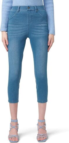 HUE Women's Ultra Soft High Waist Denim Capri Leggings in Saudi Arabia