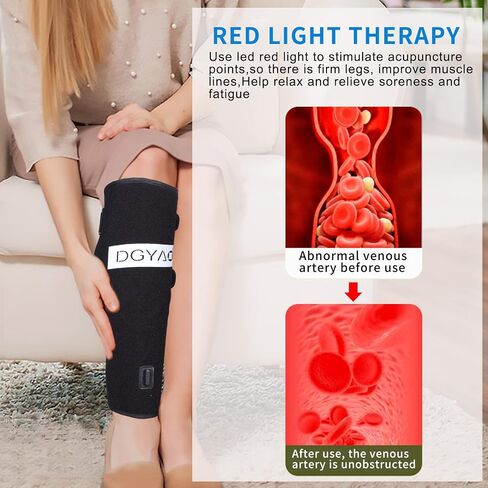DGXINJUN Red Light Therapy Device for Body Calf Arm Pain Relief Near Infrared Light Therapy 850nm LED Muscle Wrap for Leg Home Use Nerve Damage Deep Penetrating Heals in Saudi Arabia