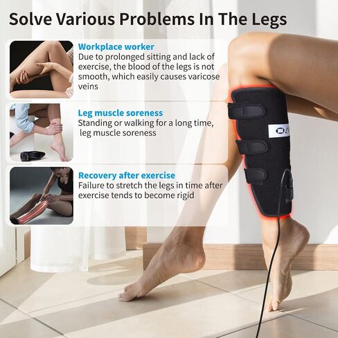 DGXINJUN Red Light Therapy Device for Body Calf Arm Pain Relief Near Infrared Light Therapy 850nm LED Muscle Wrap for Leg Home Use Nerve Damage Deep Penetrating Heals in Saudi Arabia