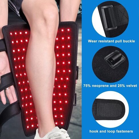 DGXINJUN Red Light Therapy Device for Body Calf Arm Pain Relief Near Infrared Light Therapy 850nm LED Muscle Wrap for Leg Home Use Nerve Damage Deep Penetrating Heals in Saudi Arabia