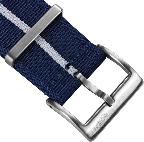 Swiss Quality Signature Military Nylon Watch Strap. Nylon Mens Replacement Watch Strap. Rugged, Quick-Drying and Secure Wristwatch Strap for Outdoor Activities - 18mm, 19mm, 20mm, 21mm, 22mm in Saudi Arabia