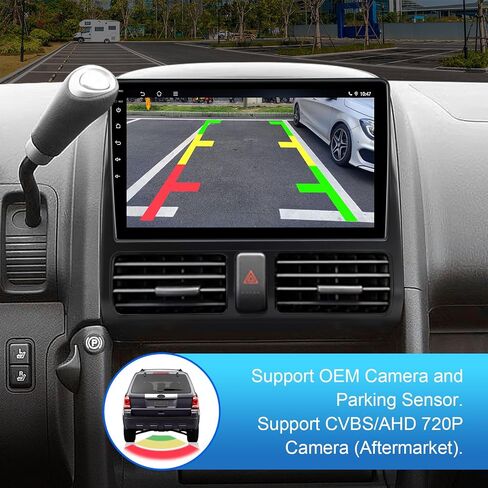 ستيريو سيارة 9 بوصة أندرويد 12 مزدوج الدين لهوندا CR-V 2002-2006 IPS شاشة لمس راديو السيارة مع Carplay & Android دعم تلقائي للكاميرا الاحتياطية GPS FM Navi BT SWC in Kuwait