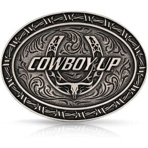 Montana Silversmiths Cowboy Up مشبك الأسلاك الشائكة
