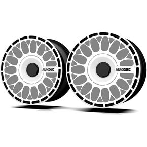 (4-Pack) Wheel Covers for Tesla Model Y, Full Coverage Rim Protector, Snap-On Hubcaps for Scratch Resistance, Fits 2021-2024 (White Ring, 19 inch)