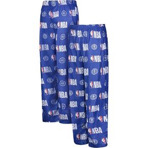 Ultra Game Adult’s NBA Official Sleepwear Pajama Pants Flannel Loungewear with Logo