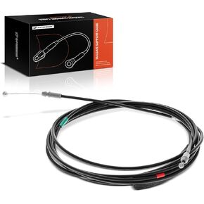 A-Premium Trunk Release Cable Compatible with Toyota Yaris 2007-2016, 145.8 Inch, Rear Trunk, Replace# 6460752090