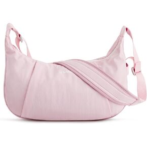 حقيبة G4Free Crossbody للنساء ، حقيبة Hobo غير الرسمية Lightweight Counder Bases Nylon Crescent Presh