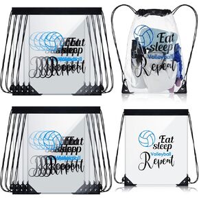 16 PCS Ballball Carphstring Bag صافح حقيبة ظهر للكرة الطائرة بالقيام بمقاوم للماء أكياس خفيفة الوزن للبنات لكليات الملعب الرياضية الأحداث