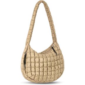 Puffer Tote Bag Quilted Carryall Bag Crossbody Bag Puffy Shoulder Bag for Women Lightweight Hobo Bags in Kuwait