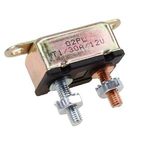 12V Universal Automatic Reset Breaker Circuit Breaker 30a ، Bracket بالطول 1Pack (30a)