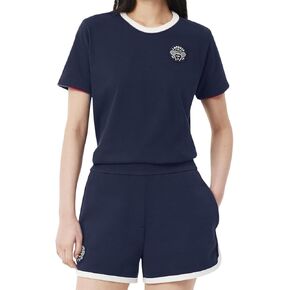 Lacoste Women's Sport Ultra Dry Tennis Heritage Badge T-Shirt
