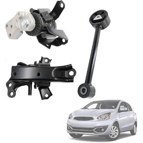 XQSMWF 3 PCS محرك محرك محرك وجبل Trans متوافق مع Mitsubishi Mirage 2014-2022 Mirage G4 1.2L 2017-2022# 2910A106 1092A096 1093A146 2910A318 80101010104