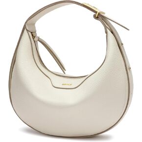 Keyli Crescent Shoulder Bag for Women Trendy Leather Crossbody Hobo Purse Vegan Clutch Handbag Adjustable Strap