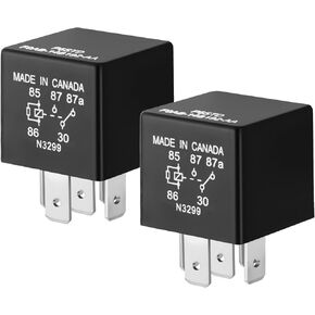 P6SDT FOAB-14B192-AA 40A 12VDC Automotive Relay Fit for Ford Most of The 5-Pin Relays Replace# FOAB14B192AA (Pack of 2)
