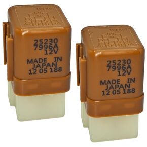 Relay 25230-7996A (Pack of 2), 6-Pins 12V Relay Replacement for 25230-7996A, 25230-79964 Compatible for Nissan Infiniti Various Models