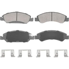 Front Semi-Metal Brake Pads Set for Chevy Silverado 1500, Suburban, Tahoe, for Cadillac Escalade, for GMC Sierra 1500, Savana 1500, Yukon, Yukon XL 1500, for Express 1500, Avalanche, 4PCS