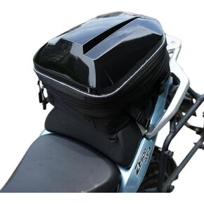 Motorcycle Tail Bag Multifunctional Waterproof Saddle Bag This Saddle Bag with Shoulder Strap is Ideal for Transporting Luggage and Storing items.Motorcycle Rear Seat Universal Storage