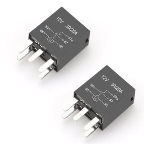 4 Pack 5-Pin Relay High Power Relay ، DC 12V 30A ، متوافق G8V-RH-1C7T-R-DC12 301-1C-C-R1-U01 278002822 7866 D1780C GM READED MUNTI GOUSION RELAY RELAY (4 ، 5-PIN)