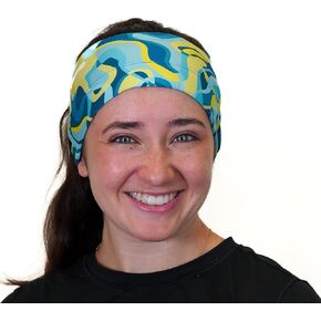 Hydra4 Hydrasil Pro Sport Sweat Band | تصميم عصابة خفيفة الوزن وتنفس للرياضيين ، الجري ، صالة الألعاب الرياضية ، التدريبات في الهواء الطلق | H2 Flatweave ، مخدر البحرية
