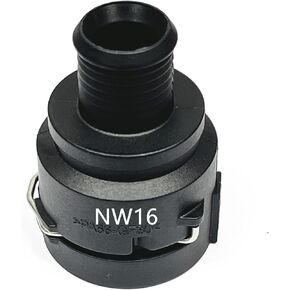 محول موصل خرطوم سائل التبريد NW16 ، خط أنابيب الرادياتير ملهى لـ Mercedes-Benz BMW Audi Volkswagen Chevrolet Volvo Buick ، ​​مجموعة خراطيم خراطيم المحرك.