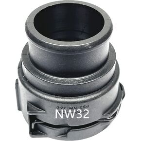 محول موصل خرطوم سائل التبريد NW32 ، خط أنابيب الرادياتير ملهى لمرسيدس-بنز BMW Audi Volkswagen Chevrolet Volvo Land Rover ، مجموعة خراطيم خراطيم المحرك مجموعة إصلاح شفة مستقيمة ، 38 ملم 0 °