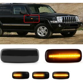 لقائد Jeep Grand Cherokee Command Compass Liberty Chrysler 200 300 300C Dodge Side Maker Car LED LED Dynamic Turn Light ، 4806224ae ، 04806224AA ، 04806224AB