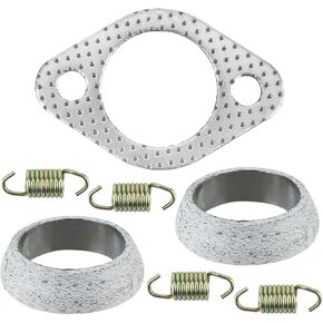 Exhaust Muffler Gasket Seal Spring Rebuild Kit 3085075 Fit for Polaris for Sportsman 400 2001-2014 Sportsman 450 2006-2007 Sportsman 500 2001-2014, Replace 5243518/5256385/5242571