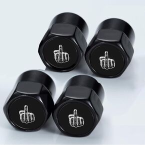 4pcs ألومنيوم سبيكة إطارات صمام الإطارات الجذعية جذع التآكل مقاوم المقاومة للتسرب مناسبة لشاحنات السيارات الدراجات النارية سيارات الدفع الرباعي Middle