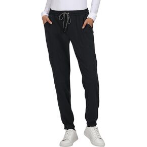 KOI Next Gen Good Vibe Women's 7-Pocket Stretch Jogger Black XS