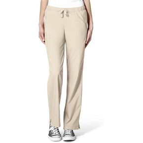 Women's Drawstring Scrub Pant, Khaki, 3X