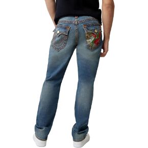 True Religion Men's Ricky Super T Flap 1/2" Embro Back Pocket