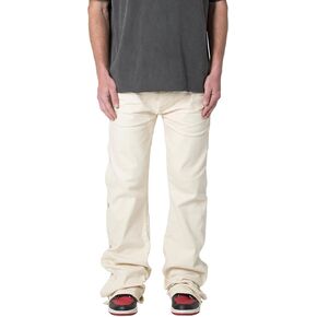 MNML Men's Snap Baggy Flare Denim