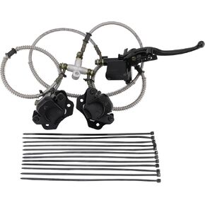 GOOFIT Front Disc Brake Master Cylinder Hydraulic Caliper Assembly Replacement for Chinese 110cc 125cc 150cc 200cc 250cc ATV Four Wheeler Buggy Quad Bike