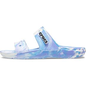 Crocs Classic Marbled Sandal Unisex Wooden Shoe