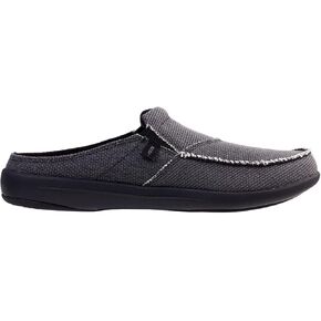 REVITALIGN Men's Siesta Canvas Mule, Black, 11.5 Wide