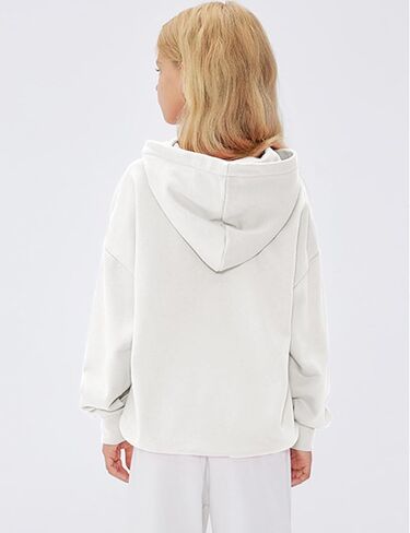 Flygo للجنسين فتيات الفتيان ينقذون Hoodie Hoodie Kids Basic Long Long Sweatshirt مع جيوب in Kuwait