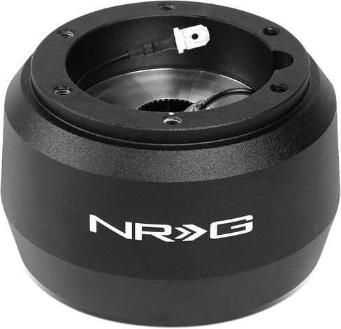 NRG Innovations NRG-SRK-183H Racing Style Steering Wheel Quick Release Short Hub Adapter, 6 X 70mm Bolt Pattern, Black Body in Kuwait