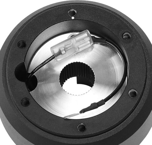 NRG Innovations NRG-SRK-183H Racing Style Steering Wheel Quick Release Short Hub Adapter, 6 X 70mm Bolt Pattern, Black Body in Kuwait