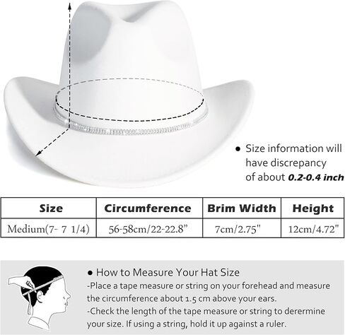 Lisianthus Sparkly Rhinestone Shiny Western Cowboy Cowgirl Hat for Women and Men in Kuwait