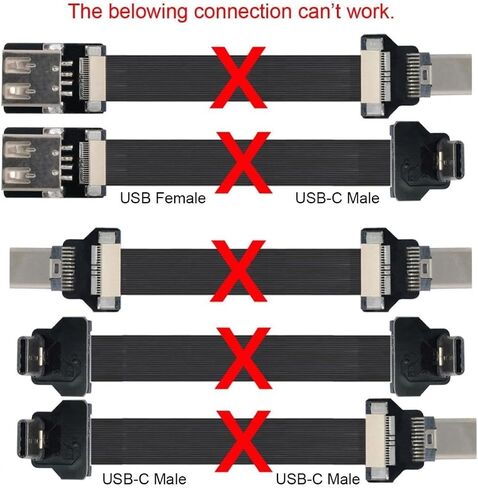 تشينيانغ CY CYFPV USB-C ذكر مقبس توصيل USB C مهائي كابلات USB C محول محول ل FPV HDTV مولتيكوبتر التصوير الجوي in Saudi Arabia