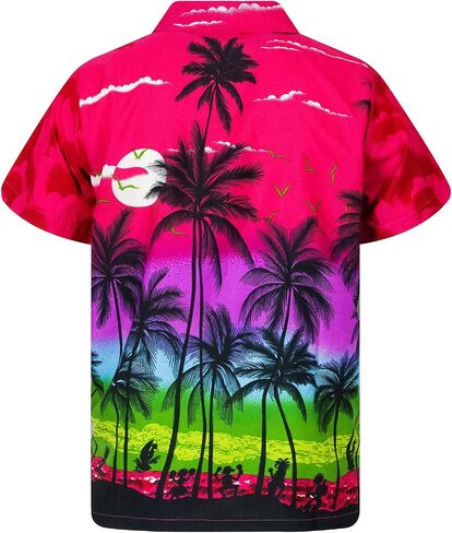 Men JK-Beach Ugly-Shirt Regular Button-Down Short-Sleeve Hawaii-Shirt Sunset Ocean-Time in Saudi Arabia