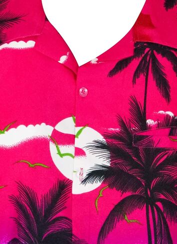 Men JK-Beach Ugly-Shirt Regular Button-Down Short-Sleeve Hawaii-Shirt Sunset Ocean-Time in Saudi Arabia