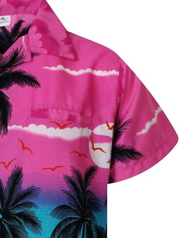Men JK-Beach Ugly-Shirt Regular Button-Down Short-Sleeve Hawaii-Shirt Sunset Ocean-Time in Kuwait
