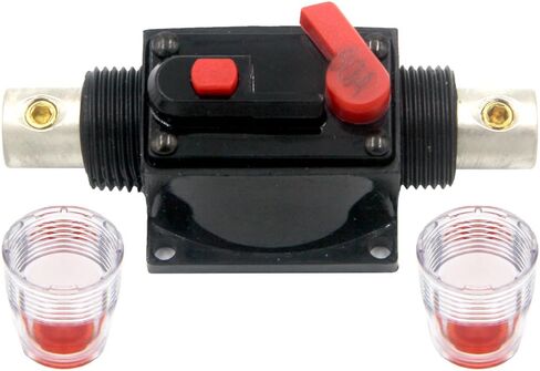 Zookoto 150 amp circuit breaker with manual reset fuse حامل 150A لوحة شمسية للسيارات للسيارة البحرية ، حماية نظام الصوت العاكس الصوتي in Kuwait