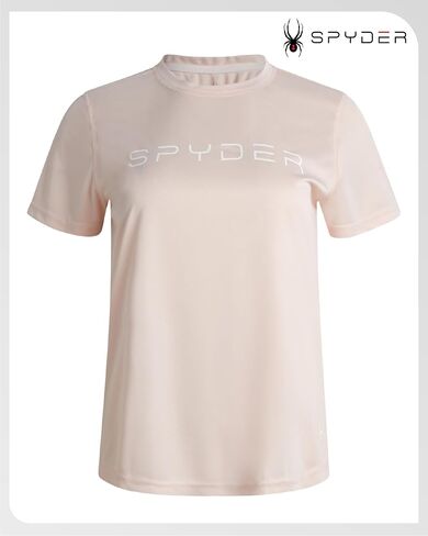 Spyder Women's Short Sleeve Active T-Shirt - UPF 50+ Lightweight Performance Jersey Tee with Scoop Neckline (Sizes: S-XL) in Saudi Arabia