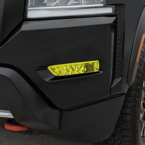 Slickmod Precut Vinyl Smoke Lint لعام 2022-2025 Nissan Frontier Foglight (أصفر) in Kuwait