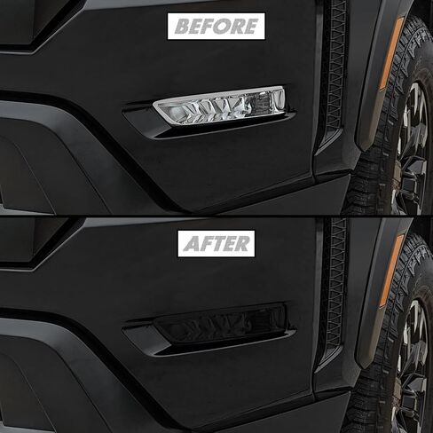 Slickmod Precut Vinyl Smoke Lint لعام 2022-2025 Nissan Frontier Foglight (أصفر) in Kuwait