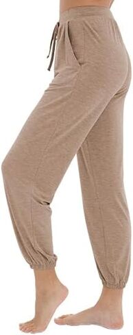 WiWi Bamboo Viscose Pajama Pants for Women Lounge Joggers Yoga Bottoms Plus Size Pajamas Pant Sweatpants S-4X in Kuwait