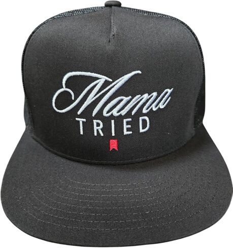 Mama Tried Trucker Hat Vintage Cowgirl Western Trendy Cowboy Premium Snapback Hat for Men & Women in Saudi Arabia